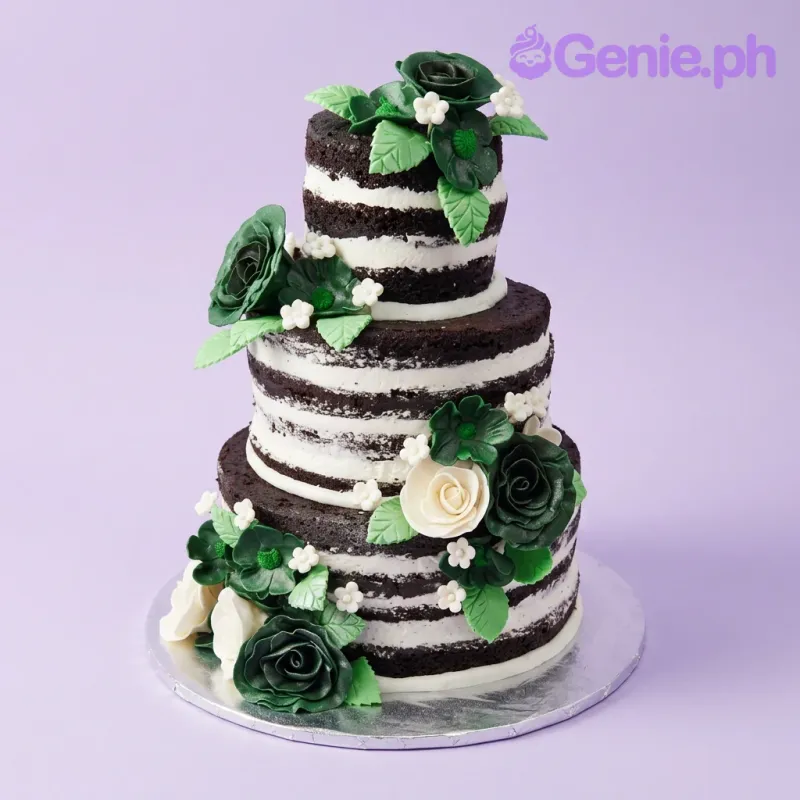 Naked Floral Cake
