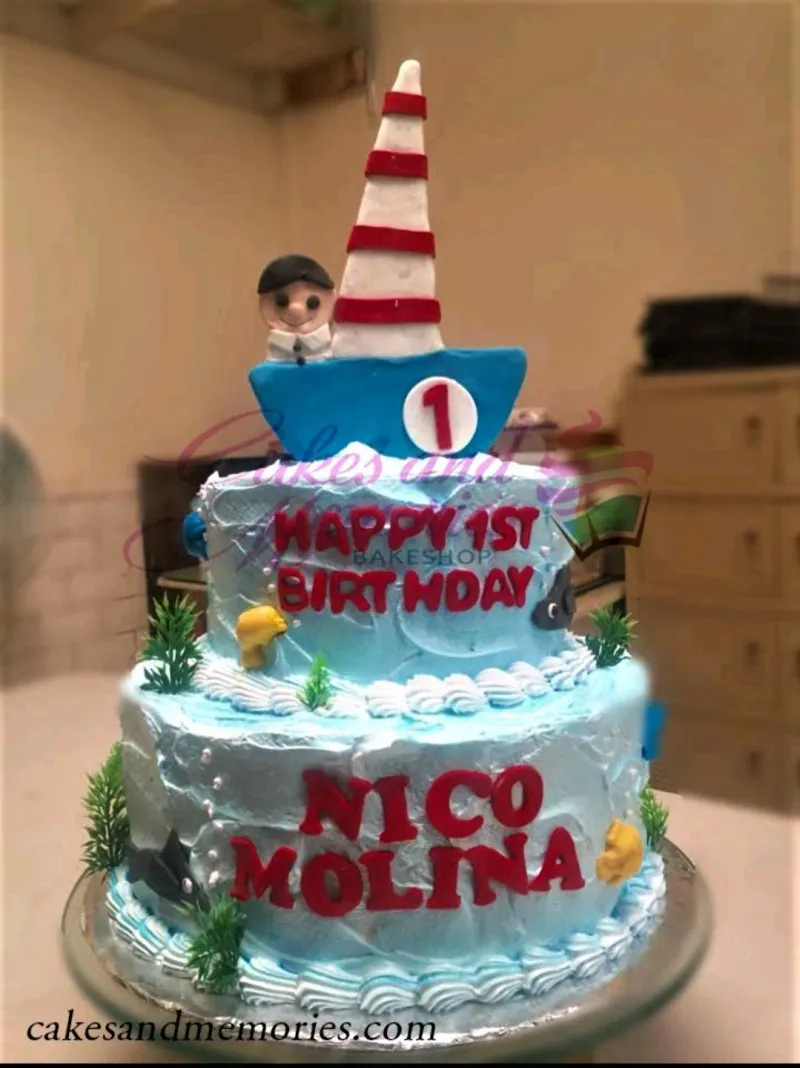 Nautical Sailor Cake