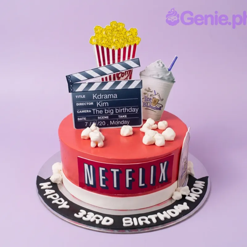 Netflix Kdrama Movie Cake Design