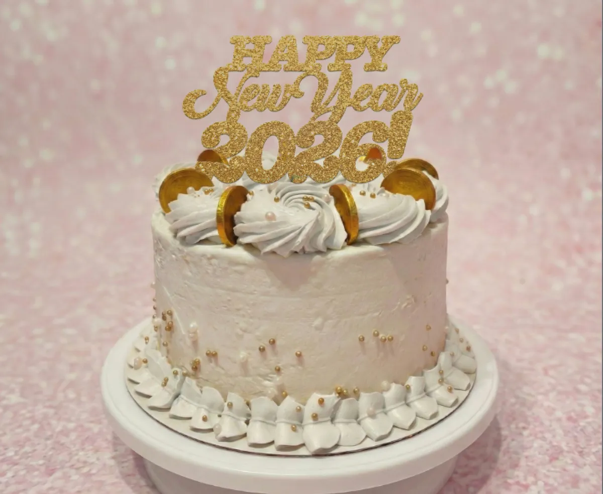 New Year 2026 Cake