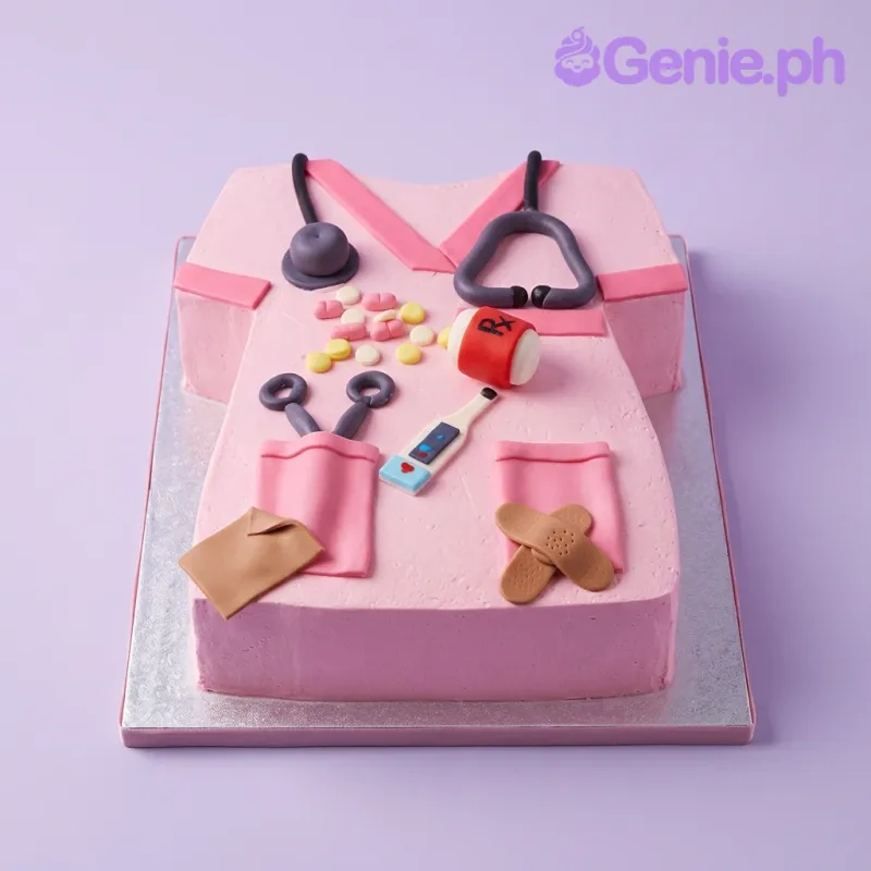 Nurse Scrub Cake