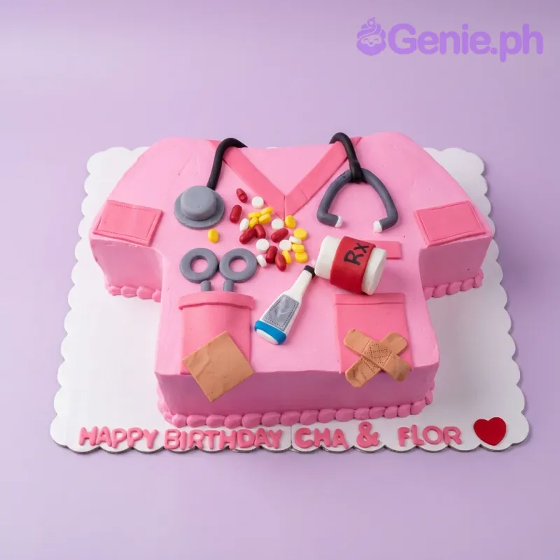 Nurse Scrub Cake
