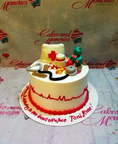 Nurse Healthcare Cake Design