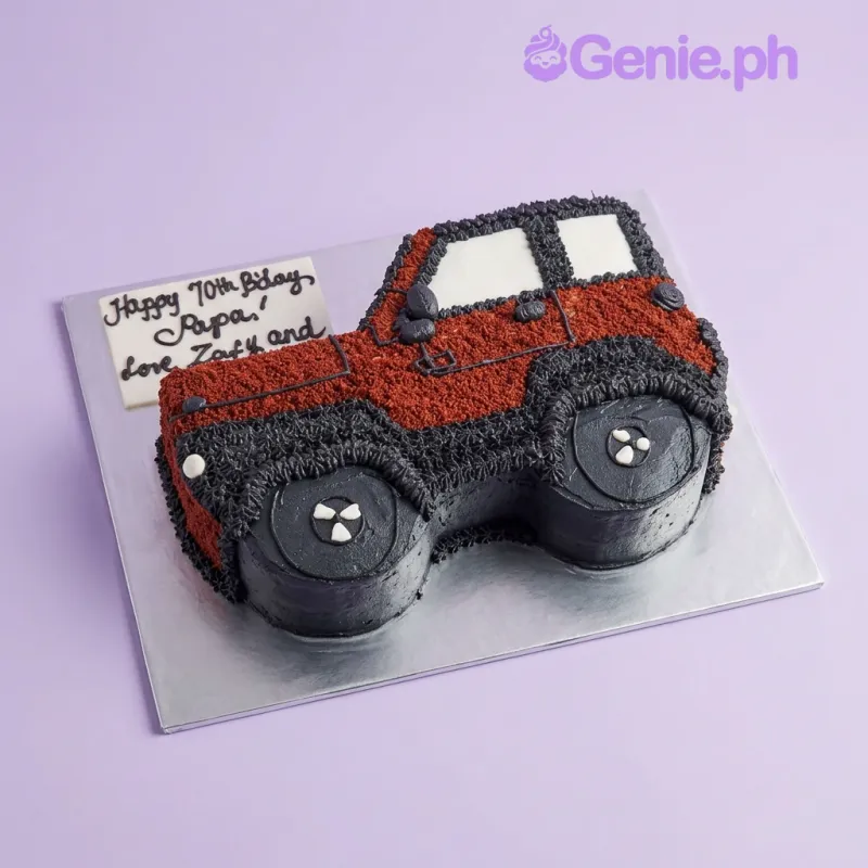 Off-road Vehicle Wheels Cake Design