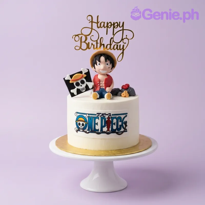 One Piece Pirate Cake Design