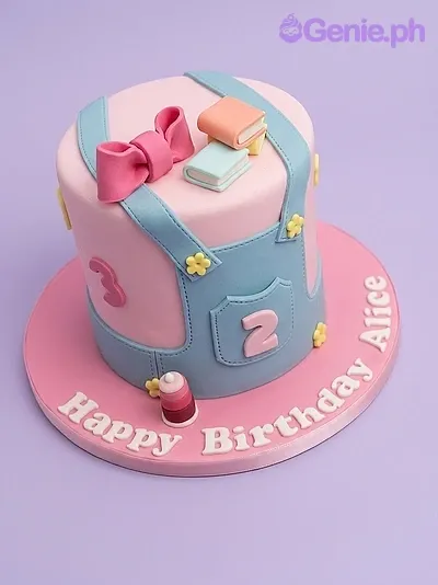 Overall Theme Alice Cake Design
