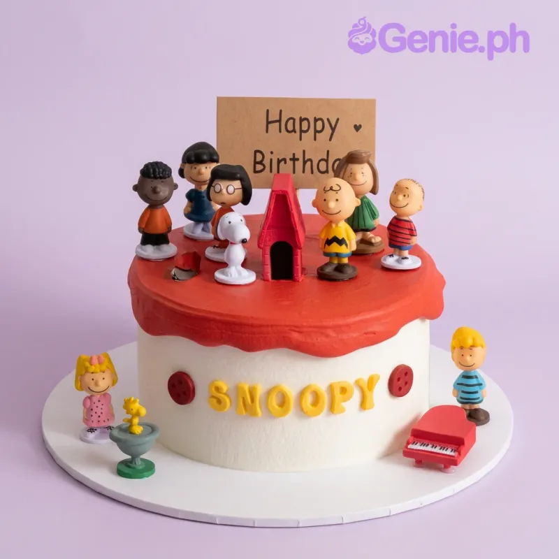 Peanuts Friends Cake Design