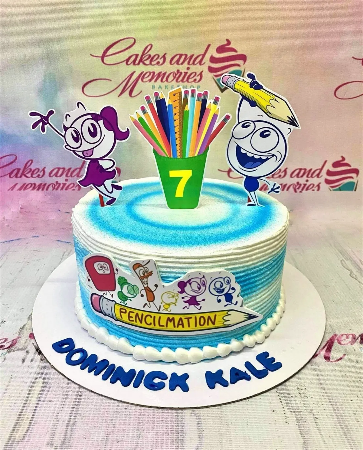 Pencilmation Art Cake Design