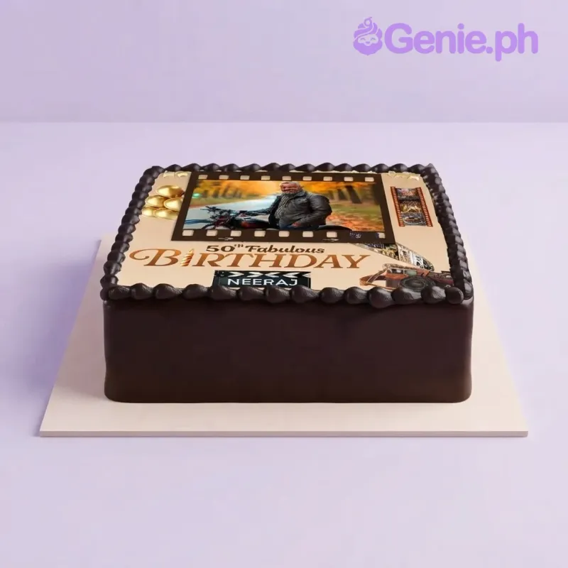 Photo Motorcycle Cake Design