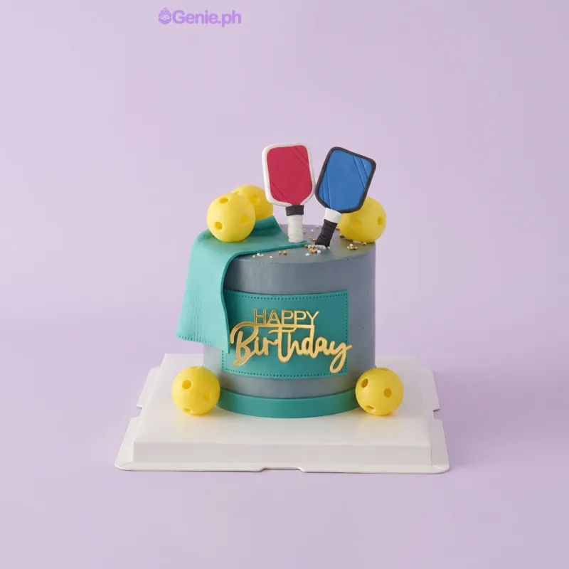 Pickleball Birthday Cake