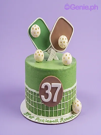 Pickleball Birthday Cake