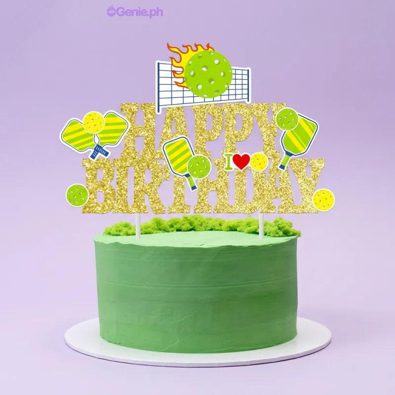 Pickleball Birthday Cake