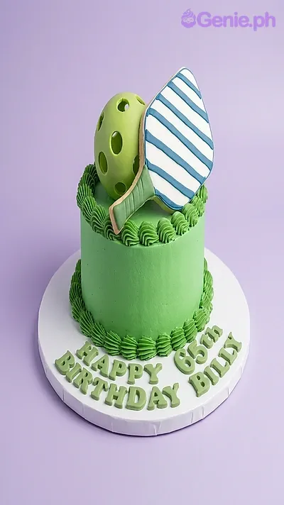 Pickleball Birthday Cake