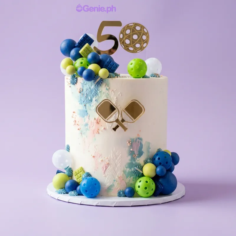 Pickleball Birthday Cake