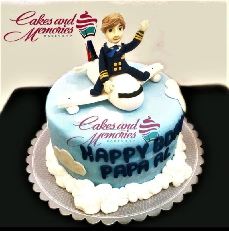 Pilot Airplanes Cake Design