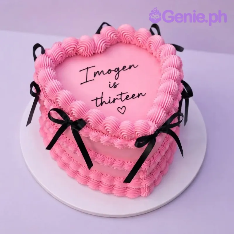 Pink Heart Cake Pink Heart Cake