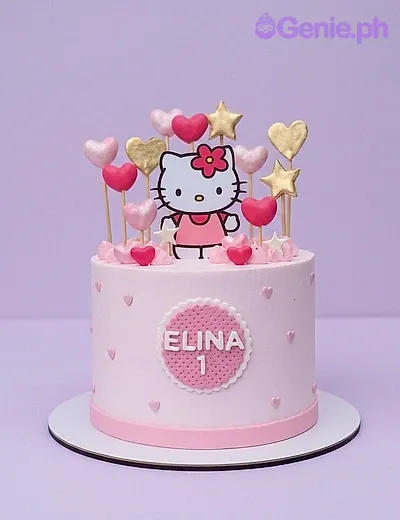 Pink Hello Kitty Cake