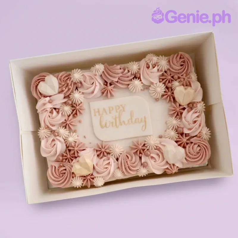 Pink Rosette Rosettes Cake Design