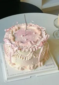 Pink Ruffle Cake