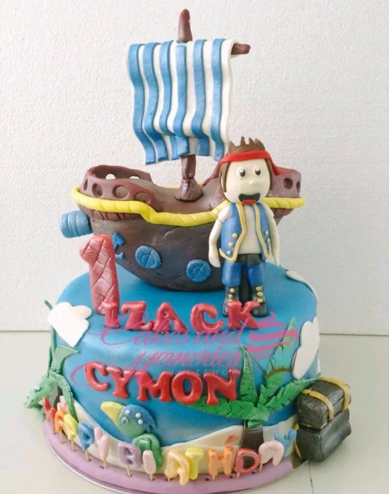 Pirate Ship Cake
