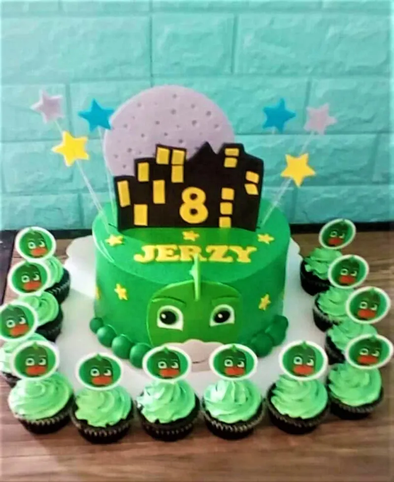 Pj Masks Gekko Cake