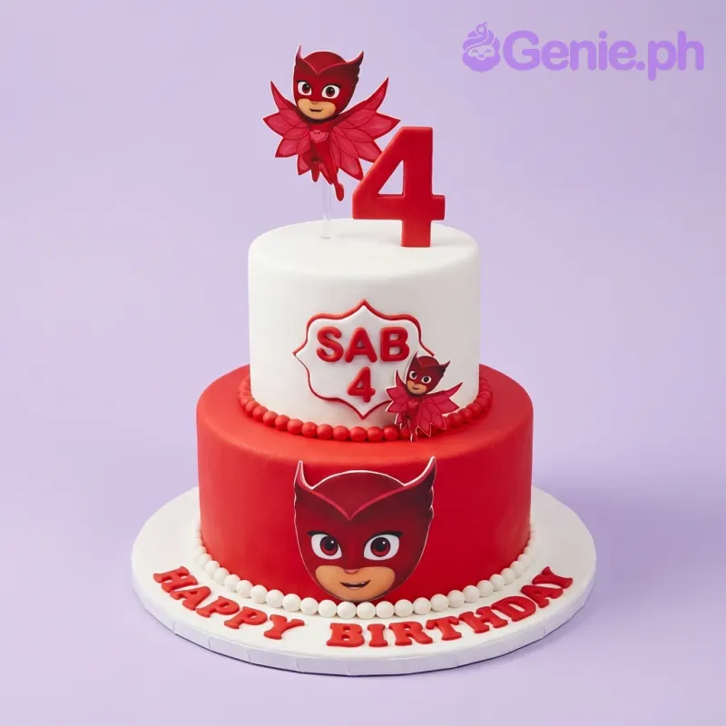 Pj Masks Owlette Cake
