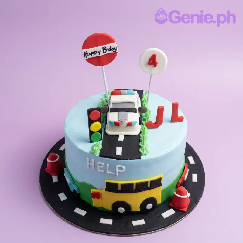Police Transportation Cake