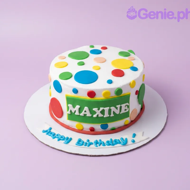 Polka Dot Minnie Mouse Cake Design