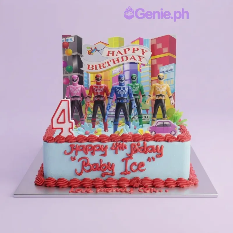 Power Rangers Cake