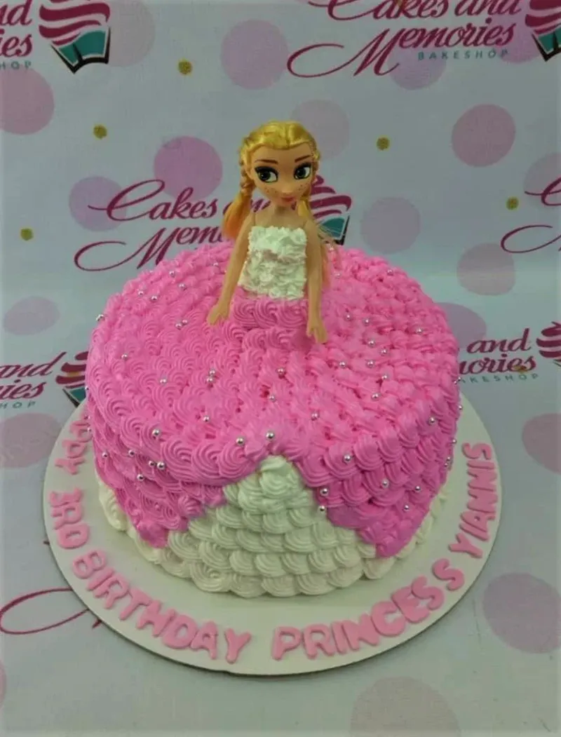 Princess Doll Barbie Cake Design