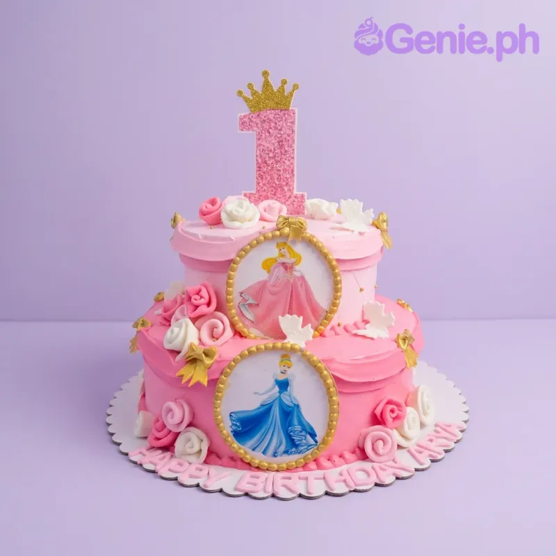 Princess Aurora Cake Design