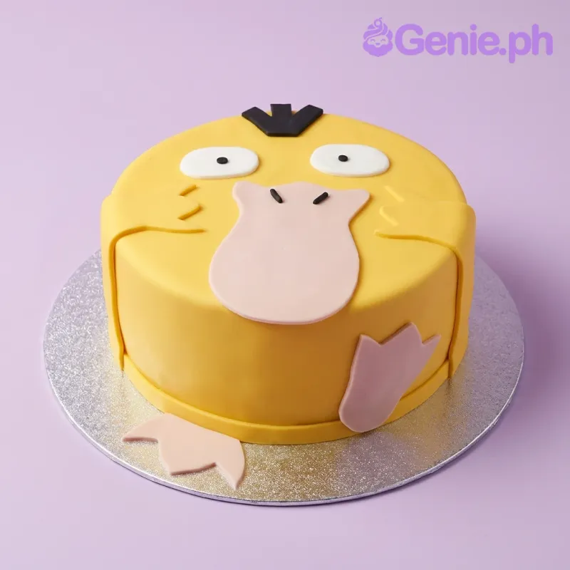 Psyduck Pokemon Cake