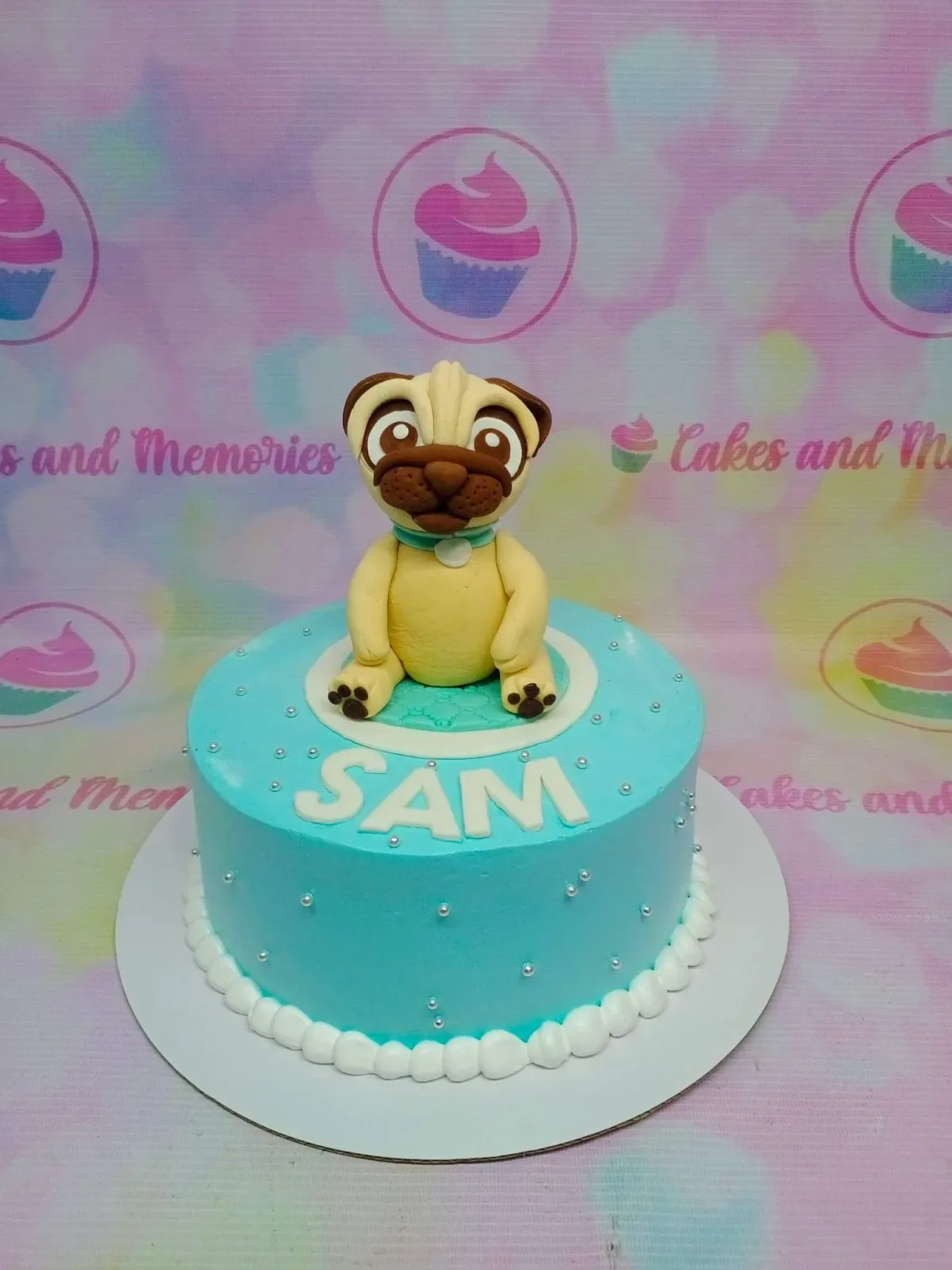 Pug Dog Cake Design