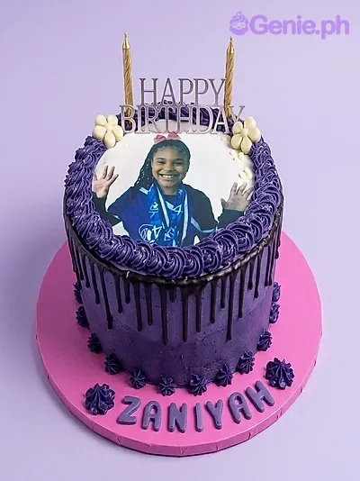 Purple 40th Lavender Cakes Cake Design