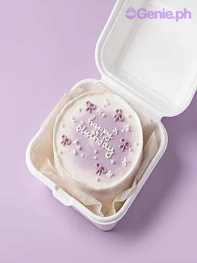 Purple Minimalist Cake