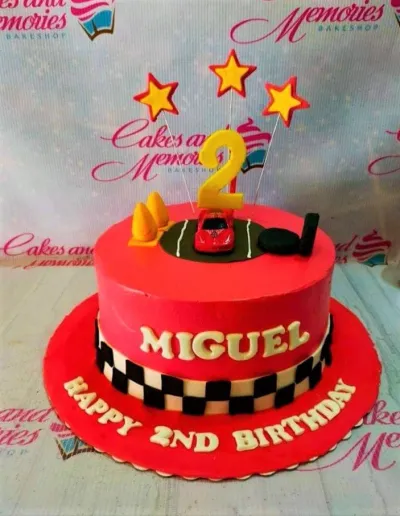 Racing Car Cake