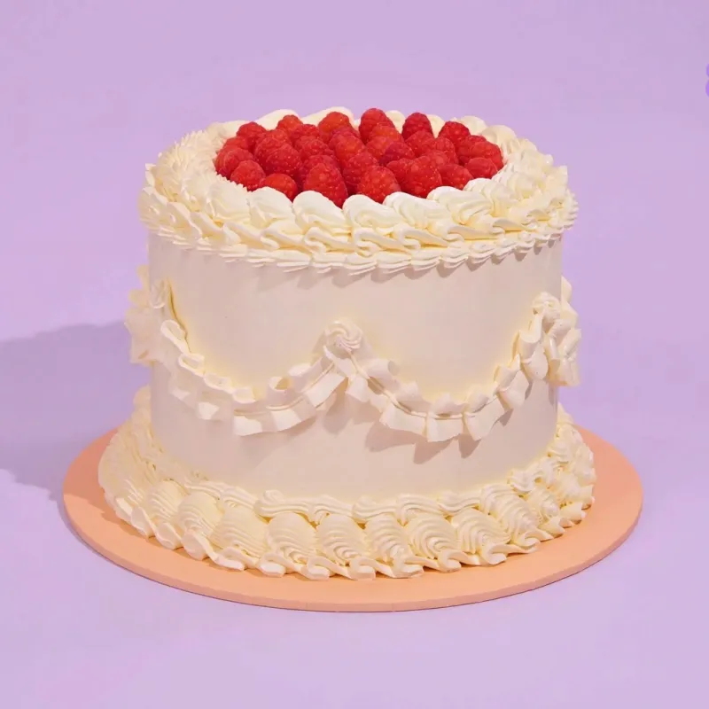Raspberry Lambeth Cake