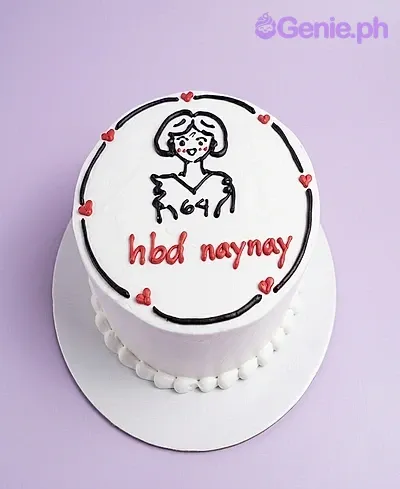 Reading Birthday Doodle Cake Design