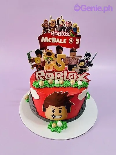Roblox 5 Cake