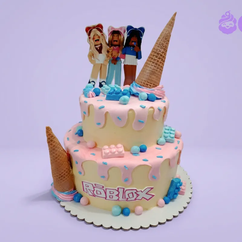 Roblox Lego Cake Design