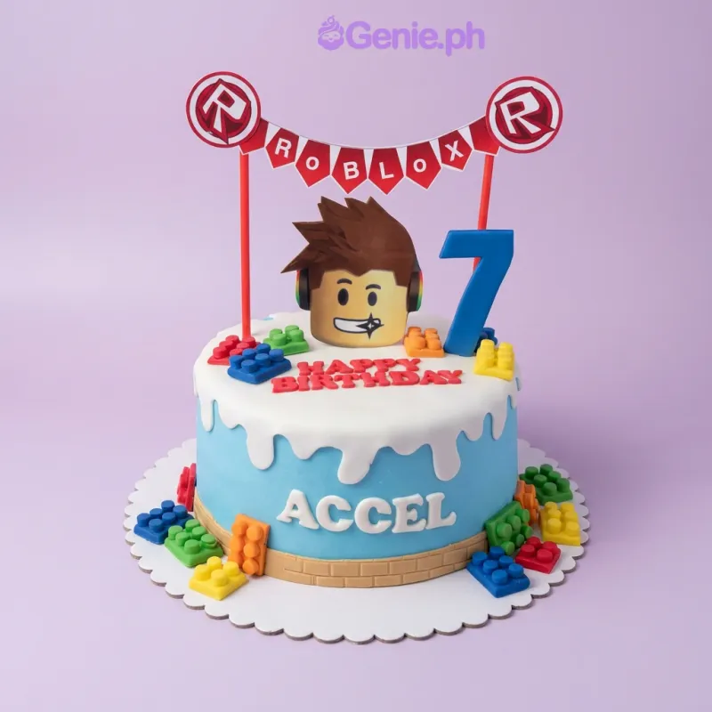 Roblox Lego Cake Design