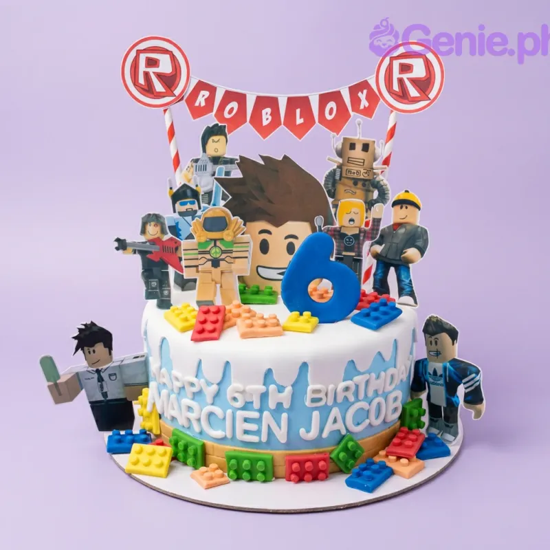 Roblox Lego Cake Design