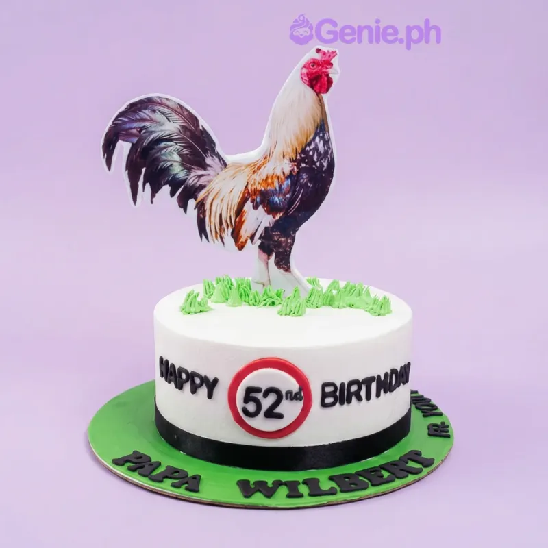 Rooster Birthday Cake