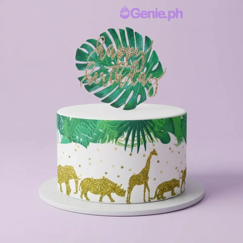 Safari Tropical Cake Design
