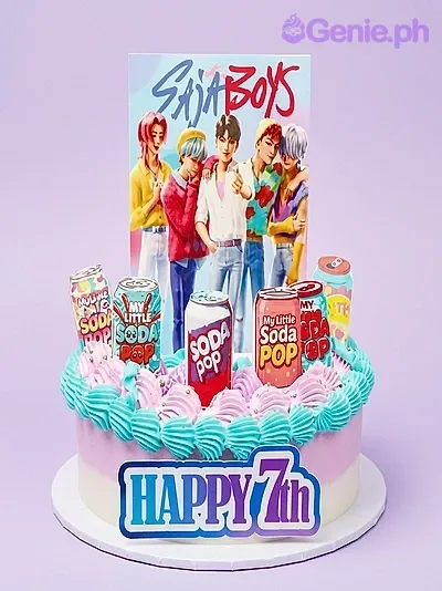 Saja Boys Kpop Rosettes Cake Design