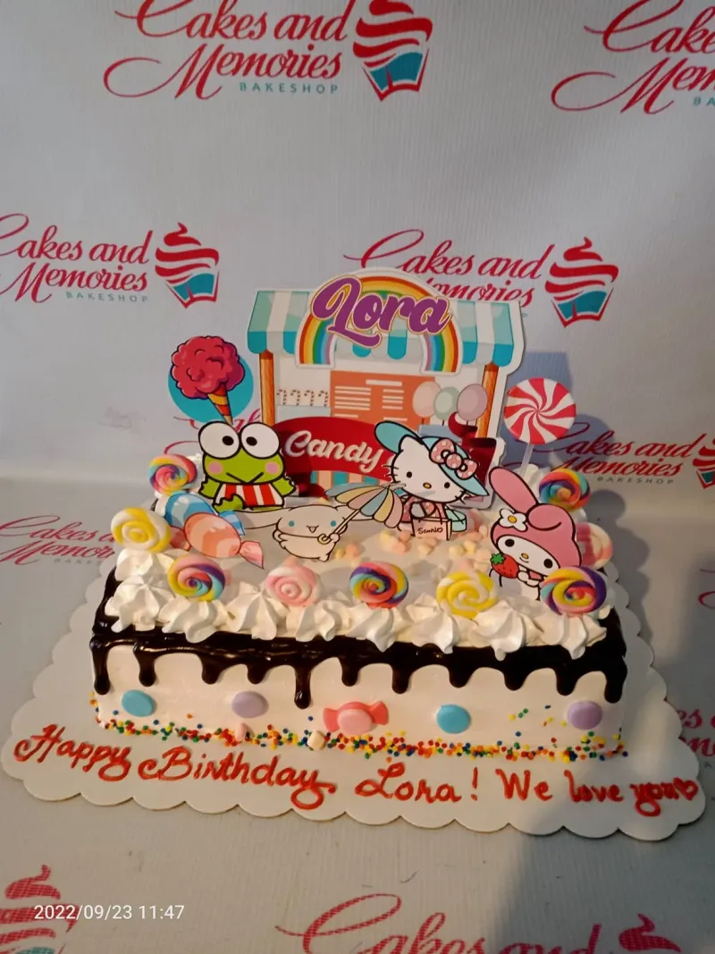 Sanrio Candy Shop Cake