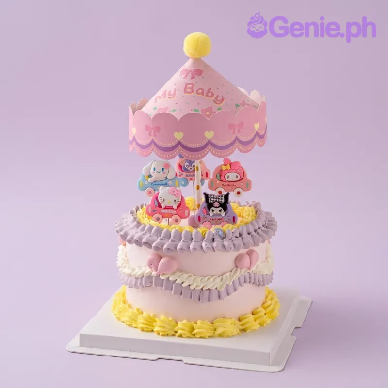 Sanrio Carousel Cake