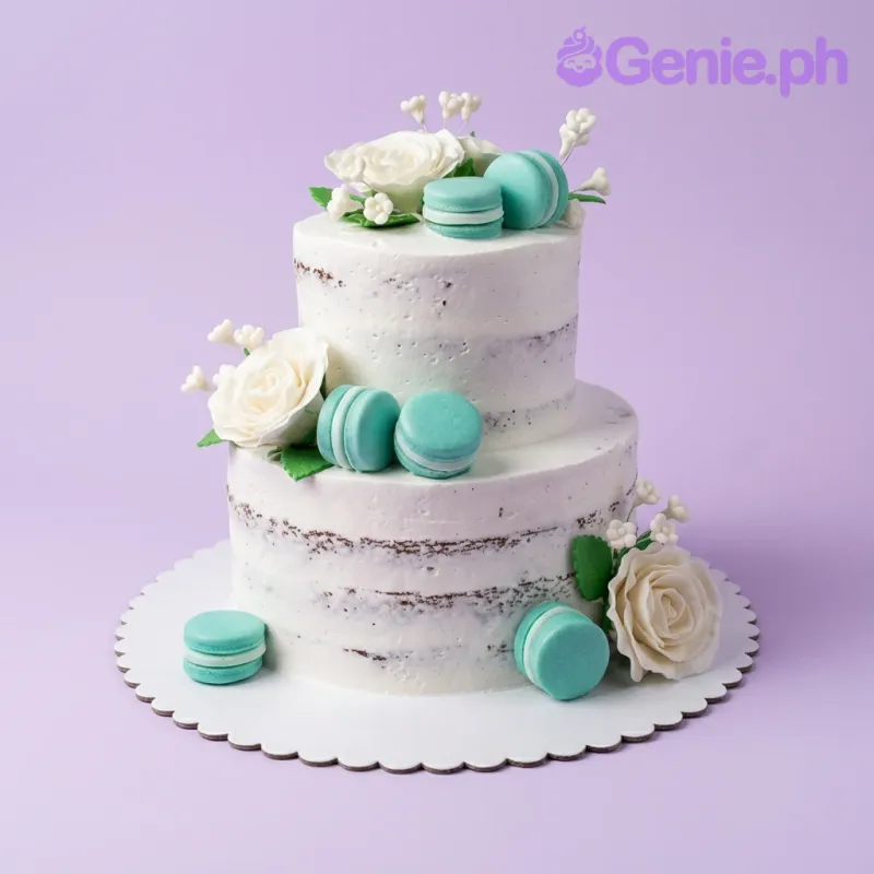 Semi-naked Floral Cake