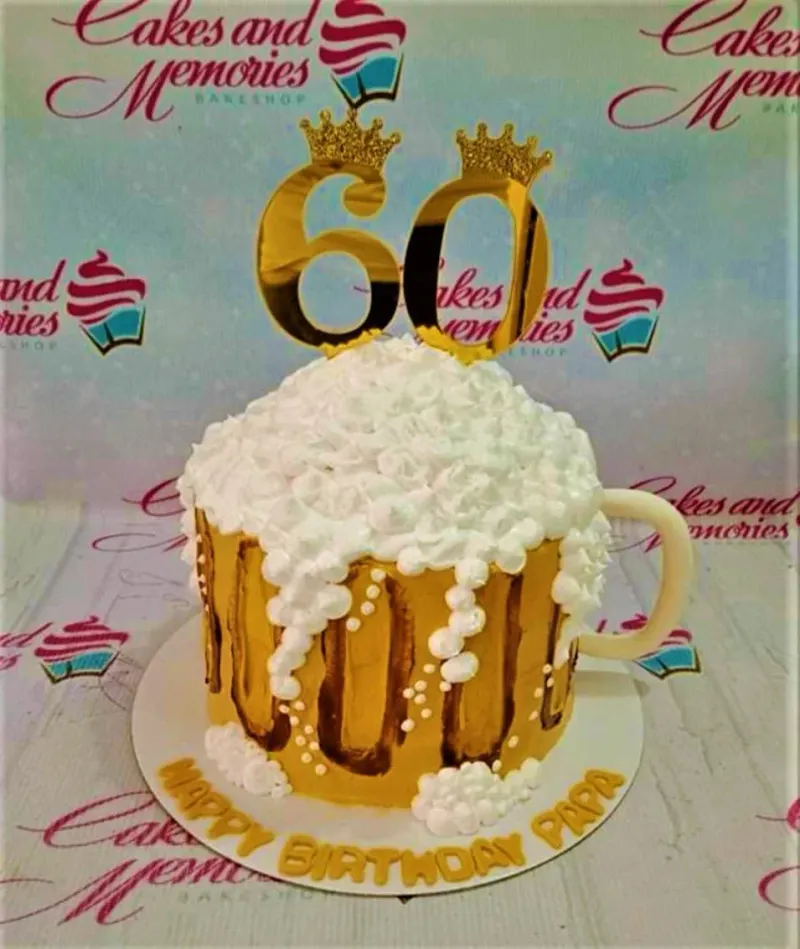 Senior Drinks Cake Design