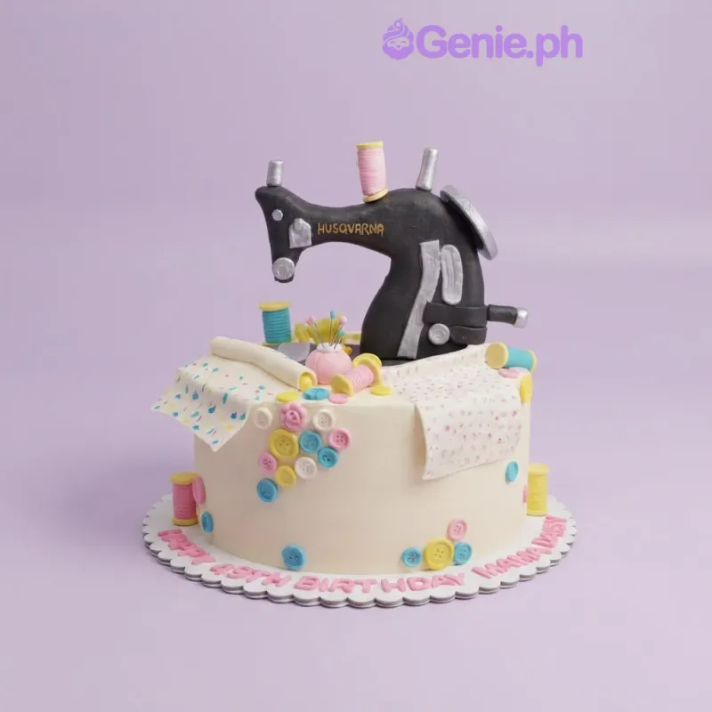 Sewing Machine Cake